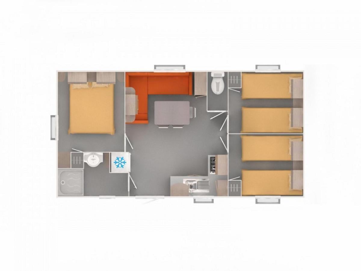 Les Sables du Midi MobileHome 8P CLIM 4 étoiles Valras-Plage Extérieur photo