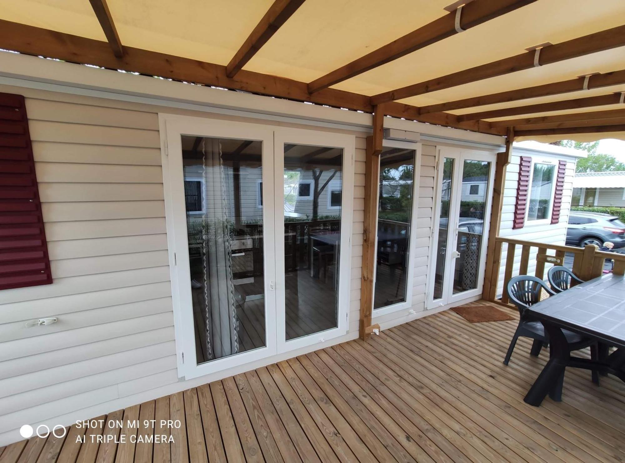 Les Sables du Midi MobileHome 8P CLIM 4 étoiles Valras-Plage Extérieur photo